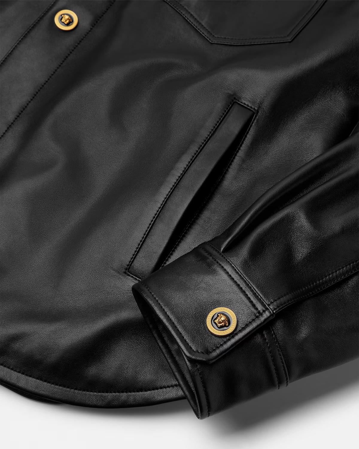 Leather Overshirt - Image 4
