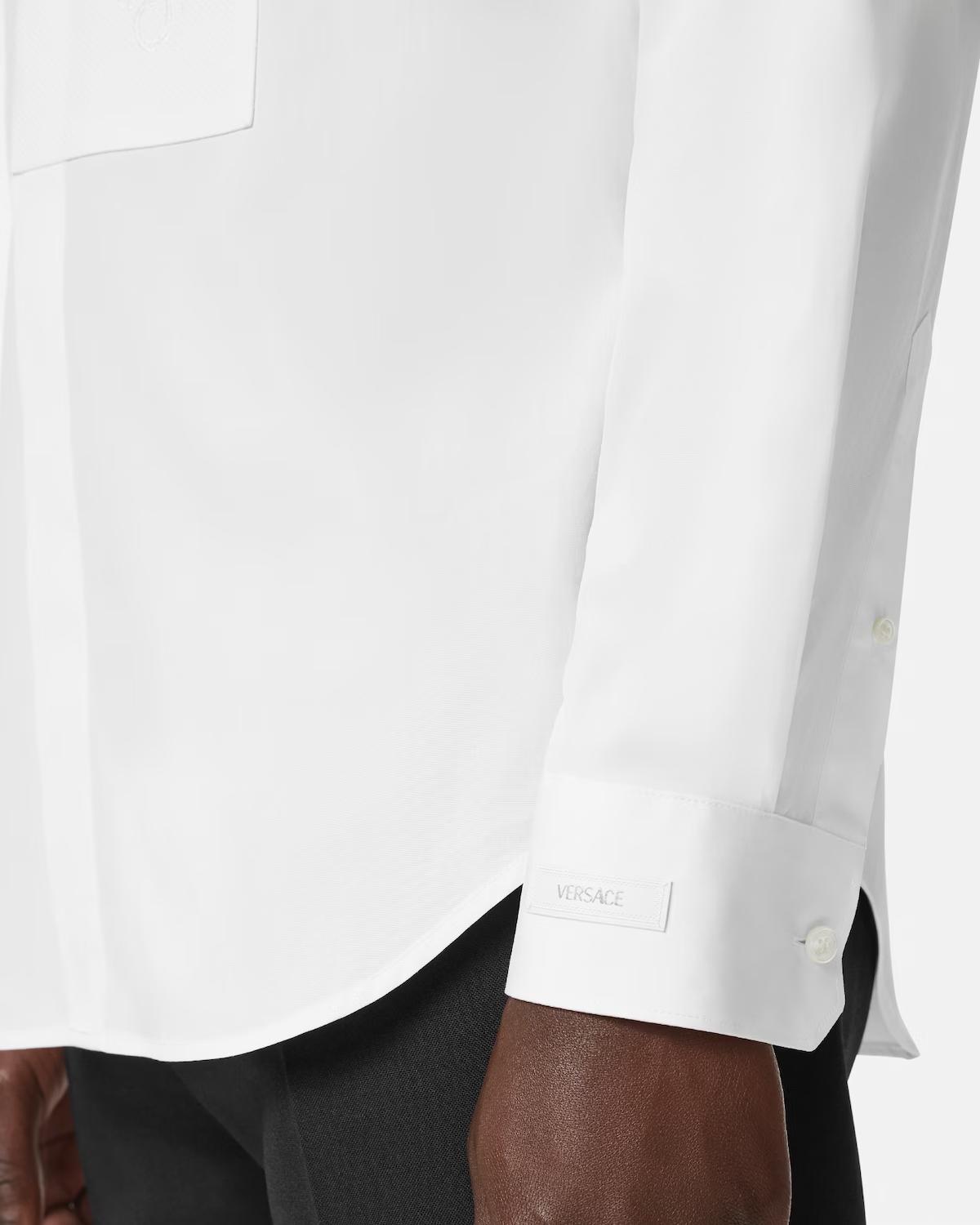 Embroidered Cotton-Poplin Evening Shirt - Image 6