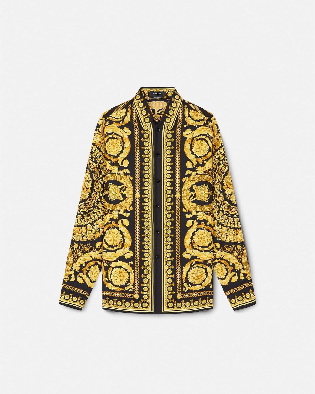 Printed Silk Twill Shirt