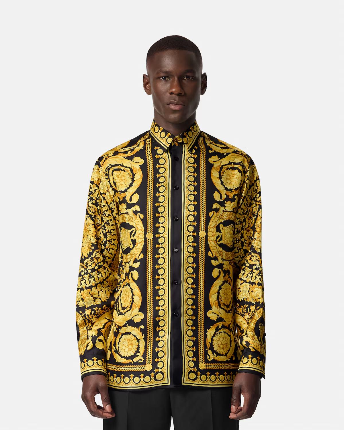 Printed Silk Twill Shirt - Image 4