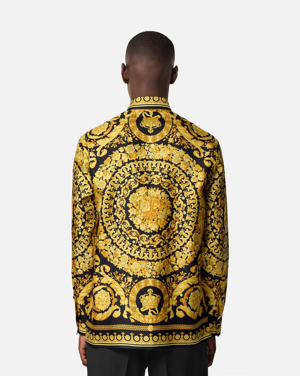 Printed Silk Twill Shirt - Image 5