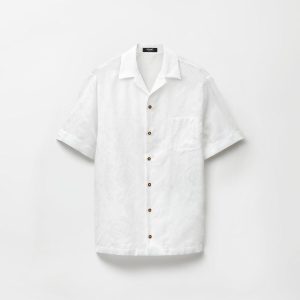 Jacquard Silk-Blend Shirt