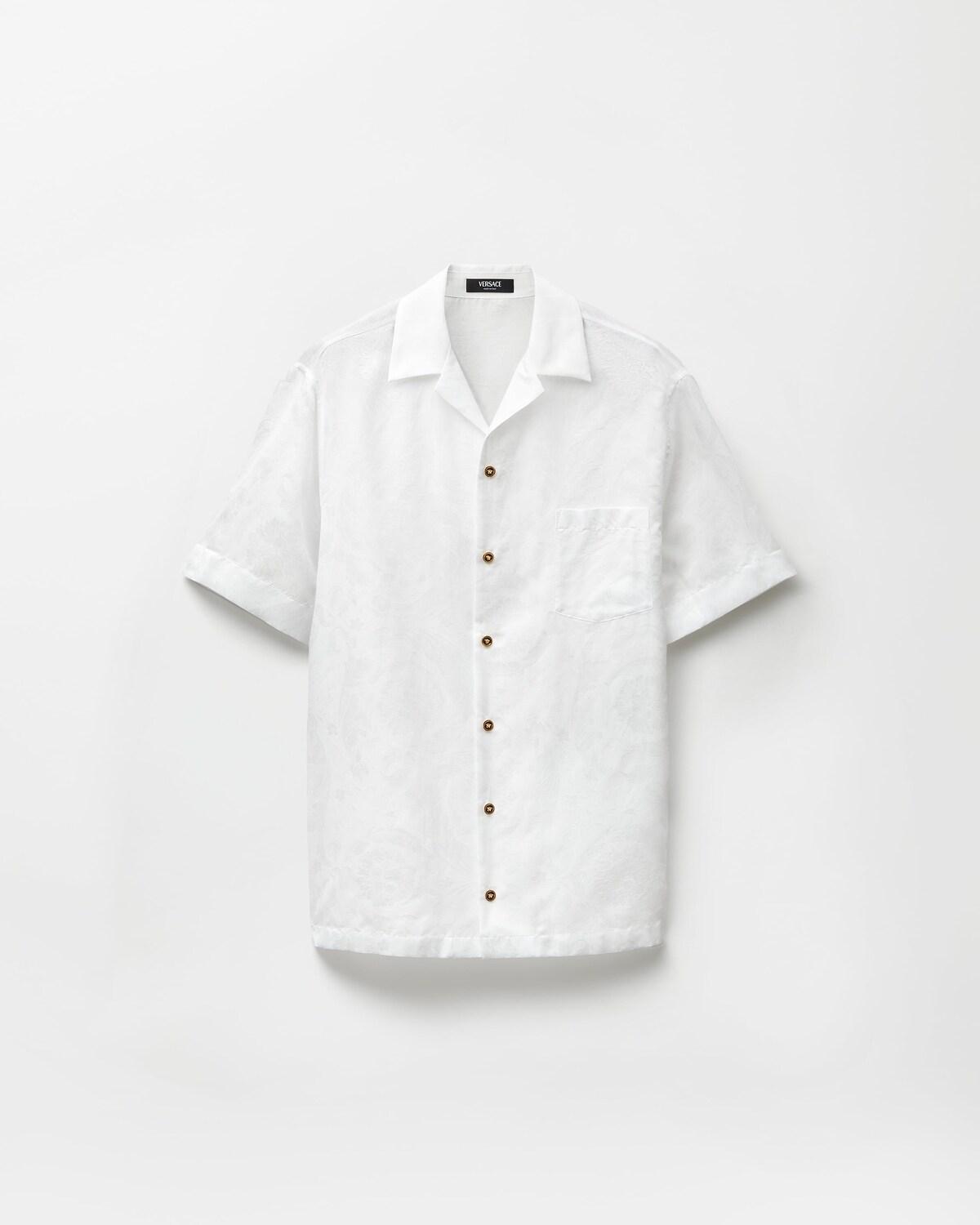 Jacquard Silk-Blend Shirt
