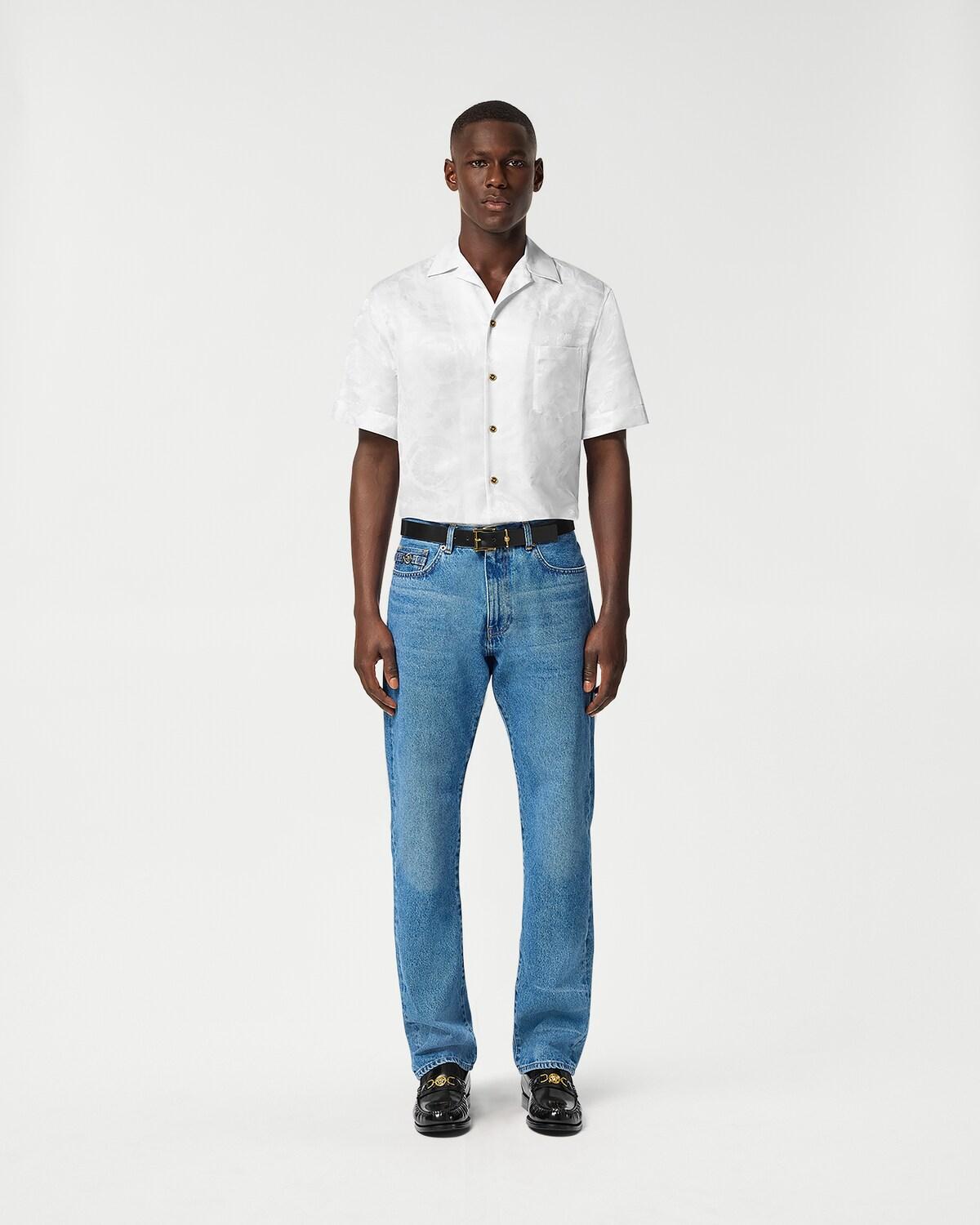 Jacquard Silk-Blend Shirt - Image 2