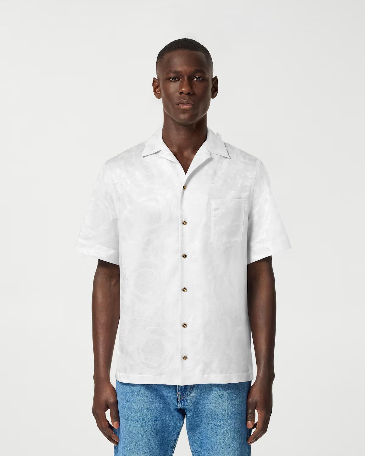Jacquard Silk-Blend Shirt - Image 4