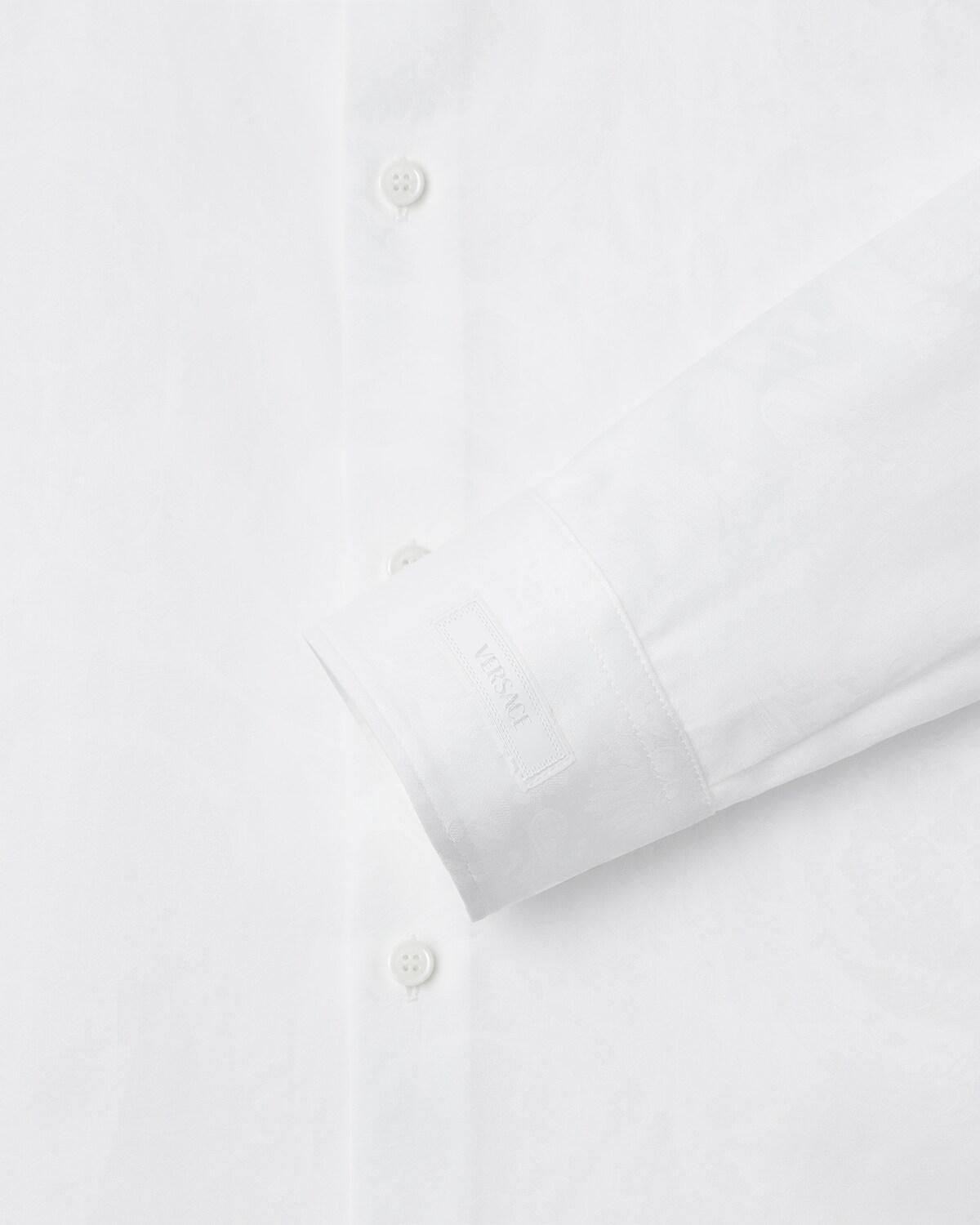 Jacquard Cotton-Poplin Shirt - Image 4