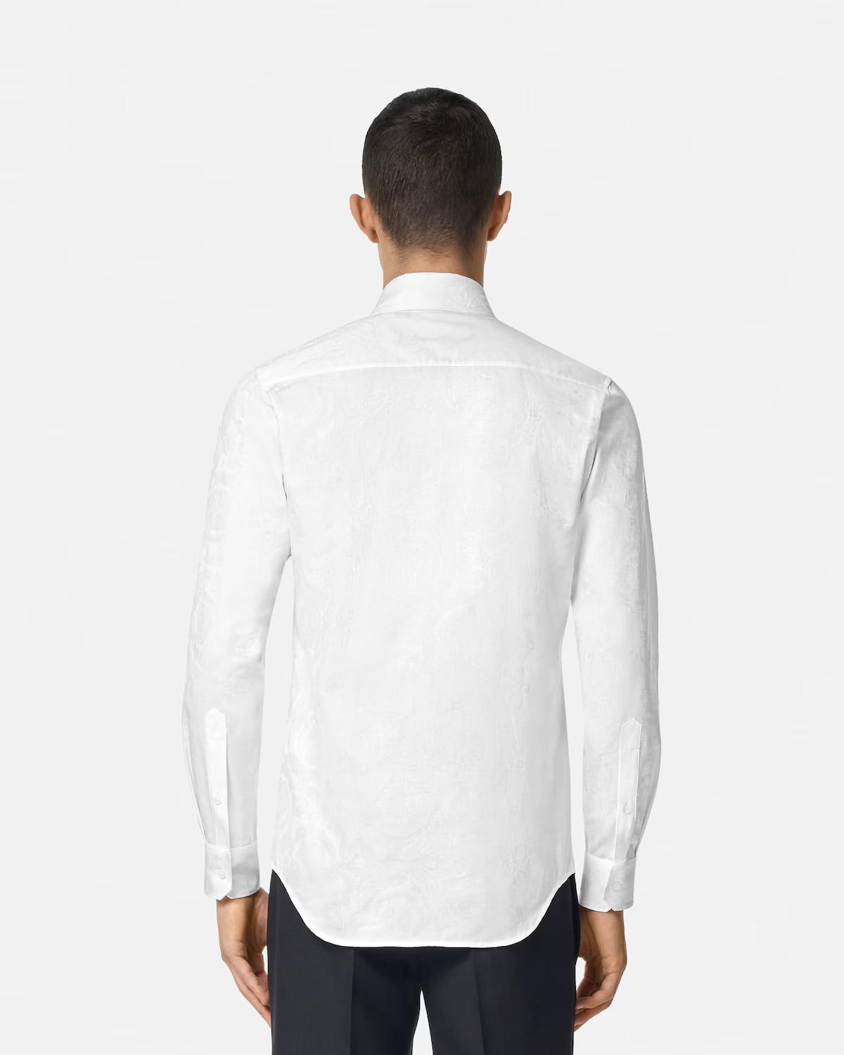 Jacquard Cotton-Poplin Shirt - Image 5