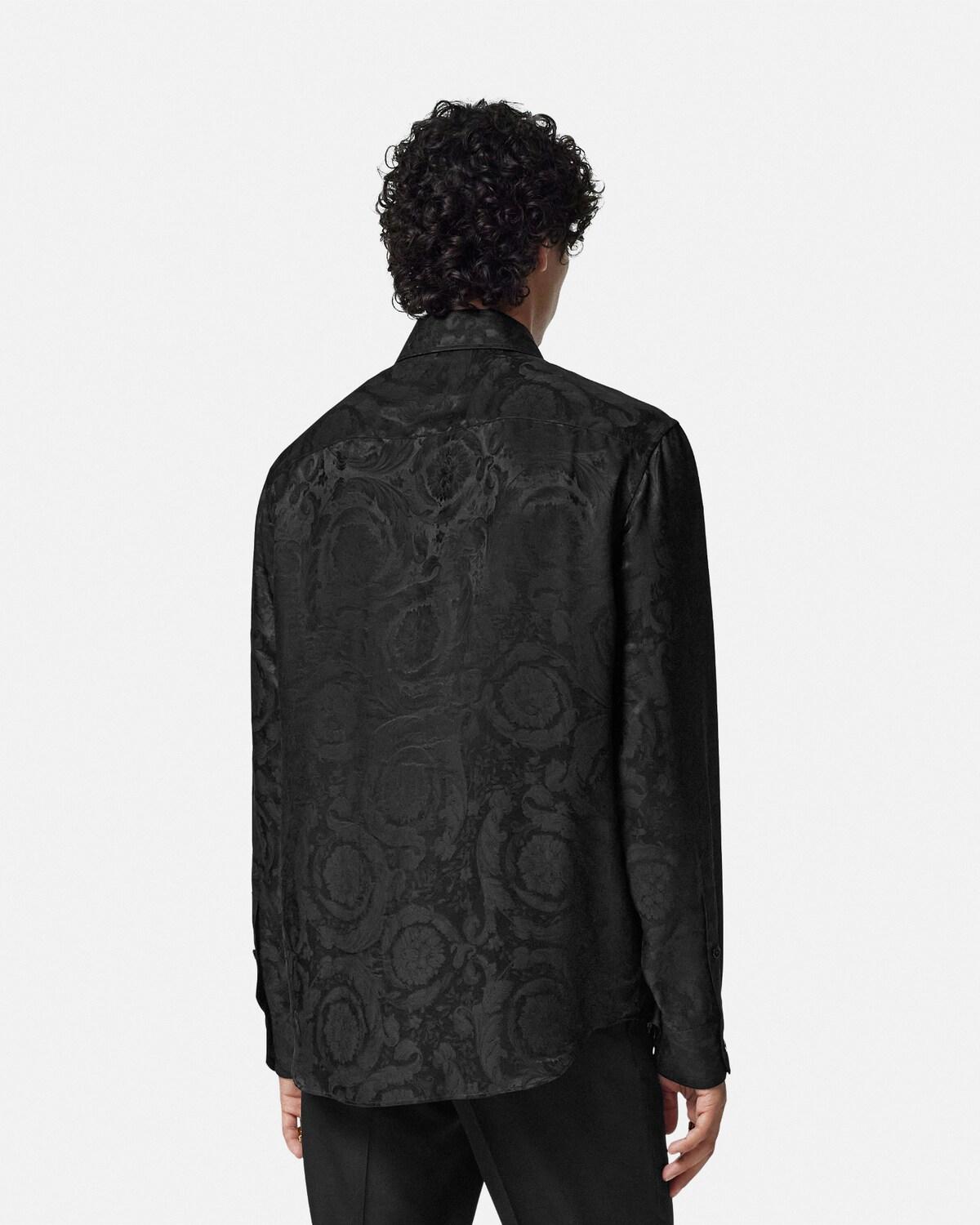 Jacquard Silk-Blend Regular Shirt - Image 5