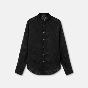 Python-Devor?? Silk-Blend Evening Shirt
