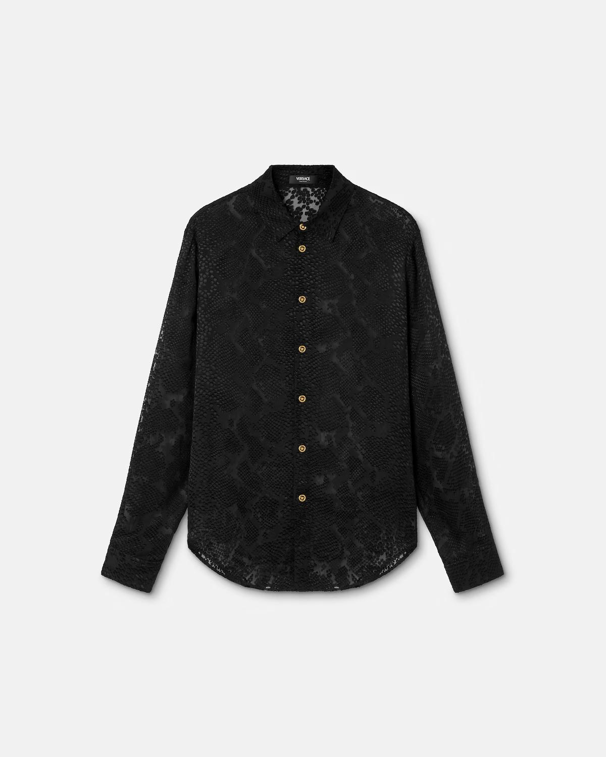 Python-Devor?? Silk-Blend Evening Shirt