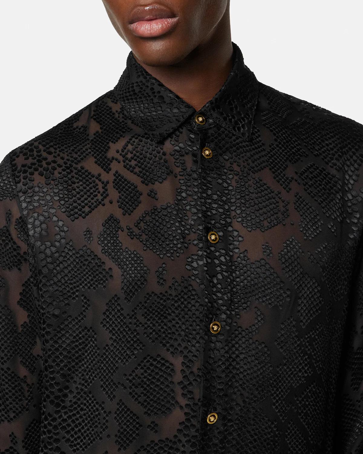Python-Devor?? Silk-Blend Evening Shirt - Image 3