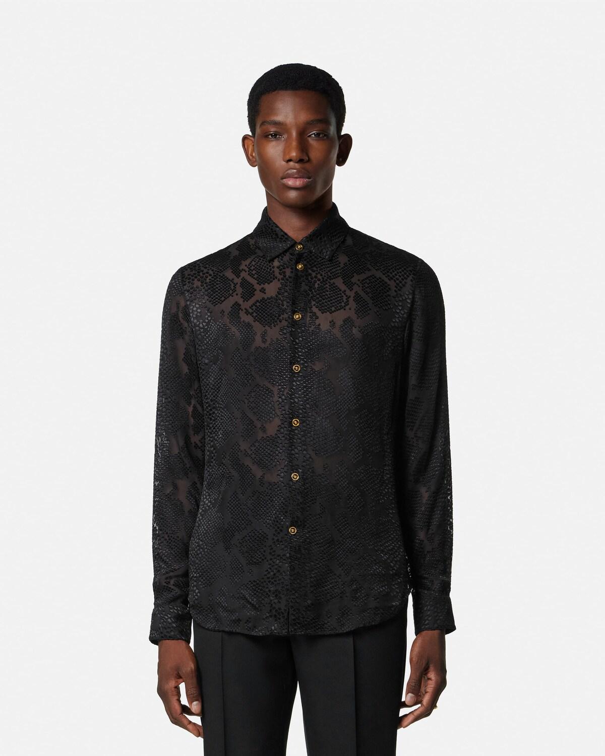 Python-Devor?? Silk-Blend Evening Shirt - Image 4
