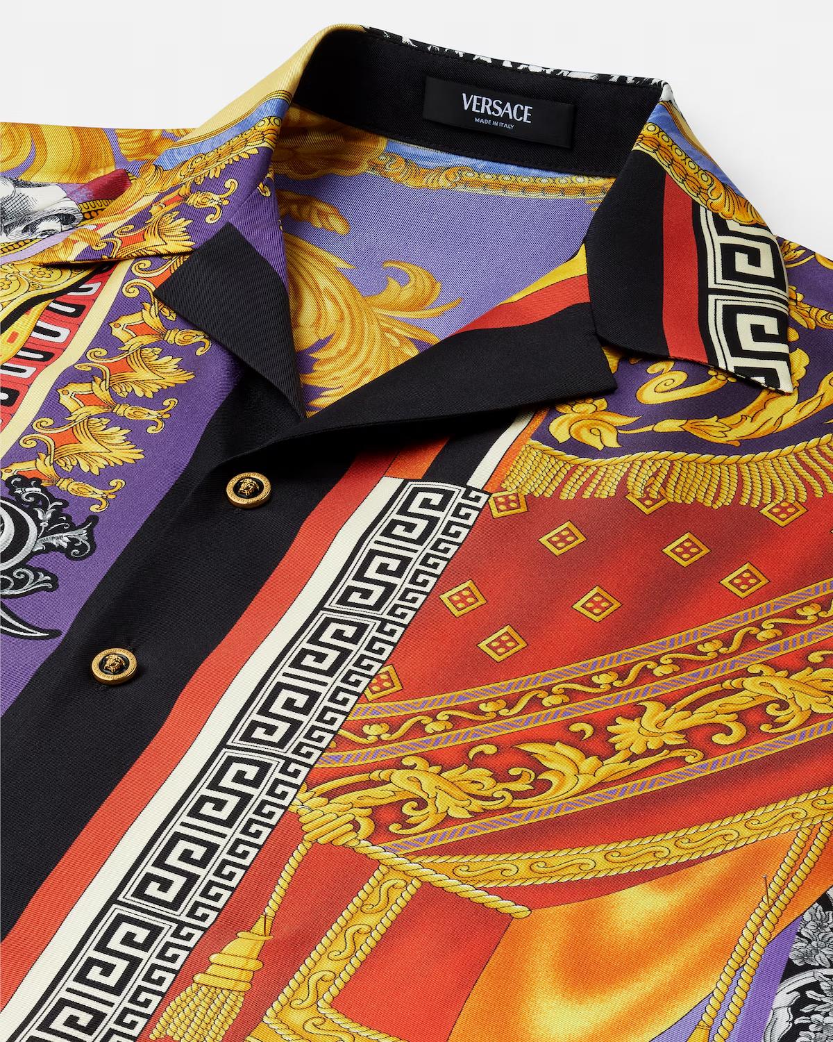 Printed Silk Twill Regular Shirt - Image 2