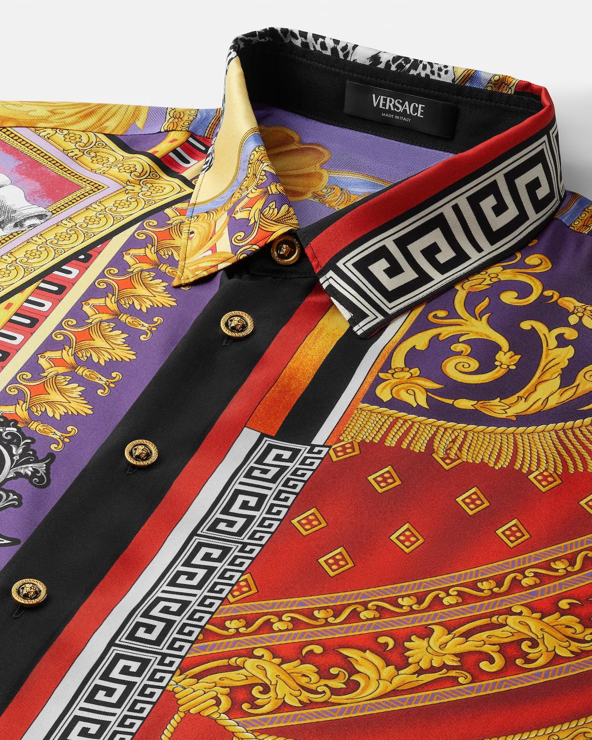Printed Silk Twill Regular Shirt - Image 2