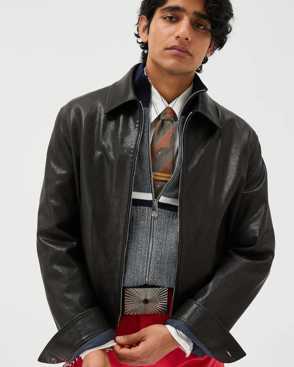 Leather Blouson - Image 2