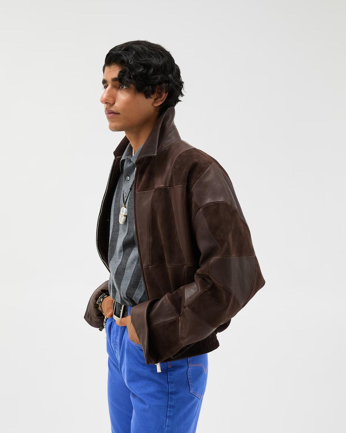 Leather Blouson - Image 4