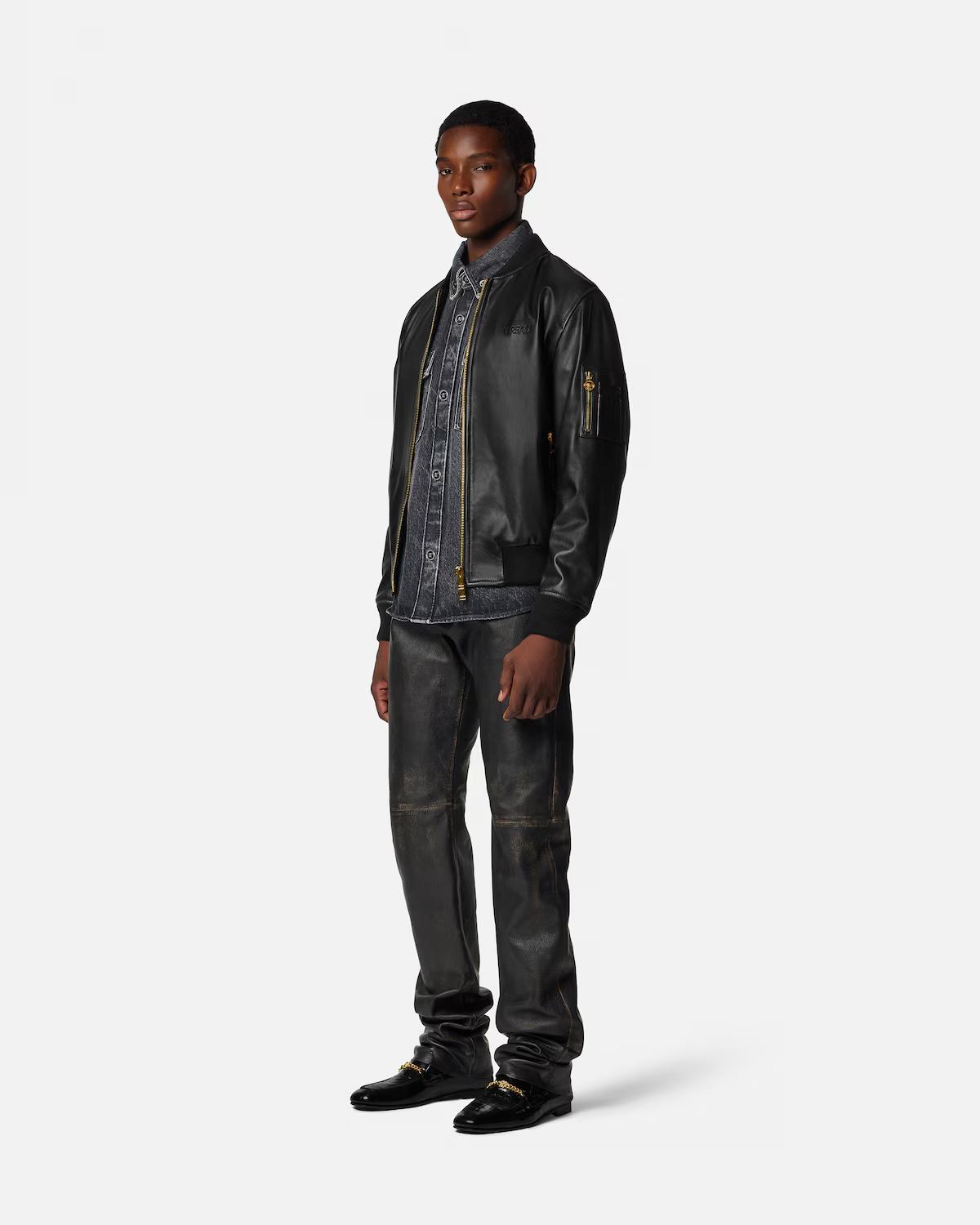 Leather Bomber - Image 2