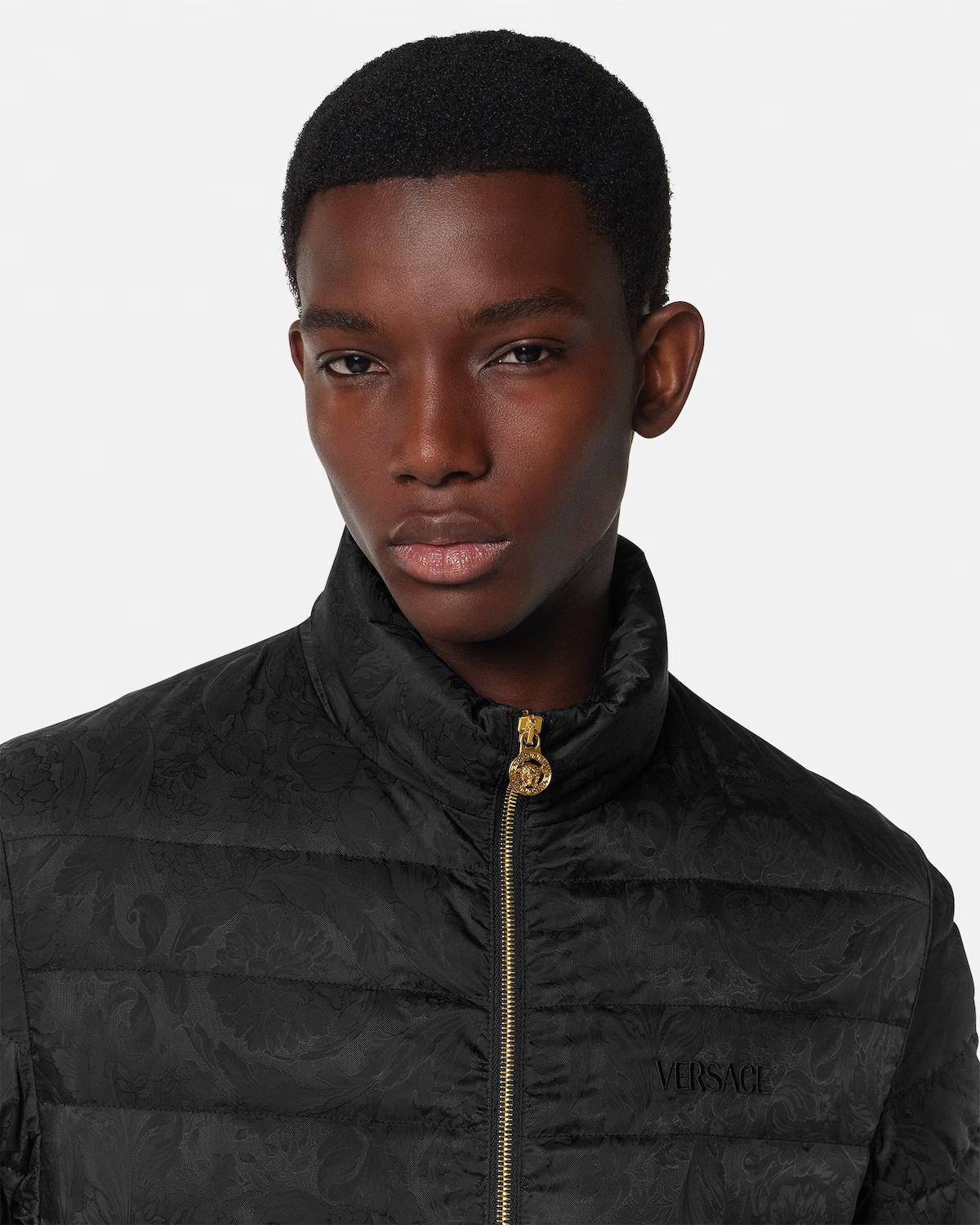 Jacquard Padded Jacket - Image 3