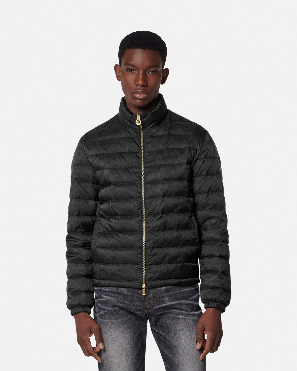Jacquard Padded Jacket - Image 4