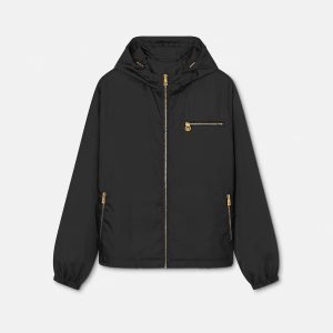 Nylon Windbreaker Jacket