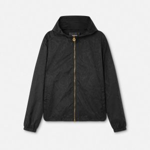 Jacquard Windbreaker Jacket