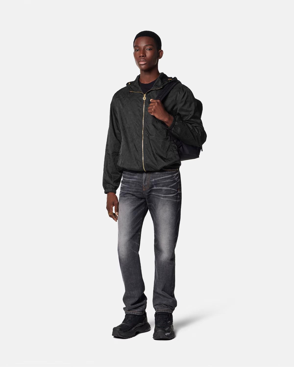 Jacquard Windbreaker Jacket - Image 2
