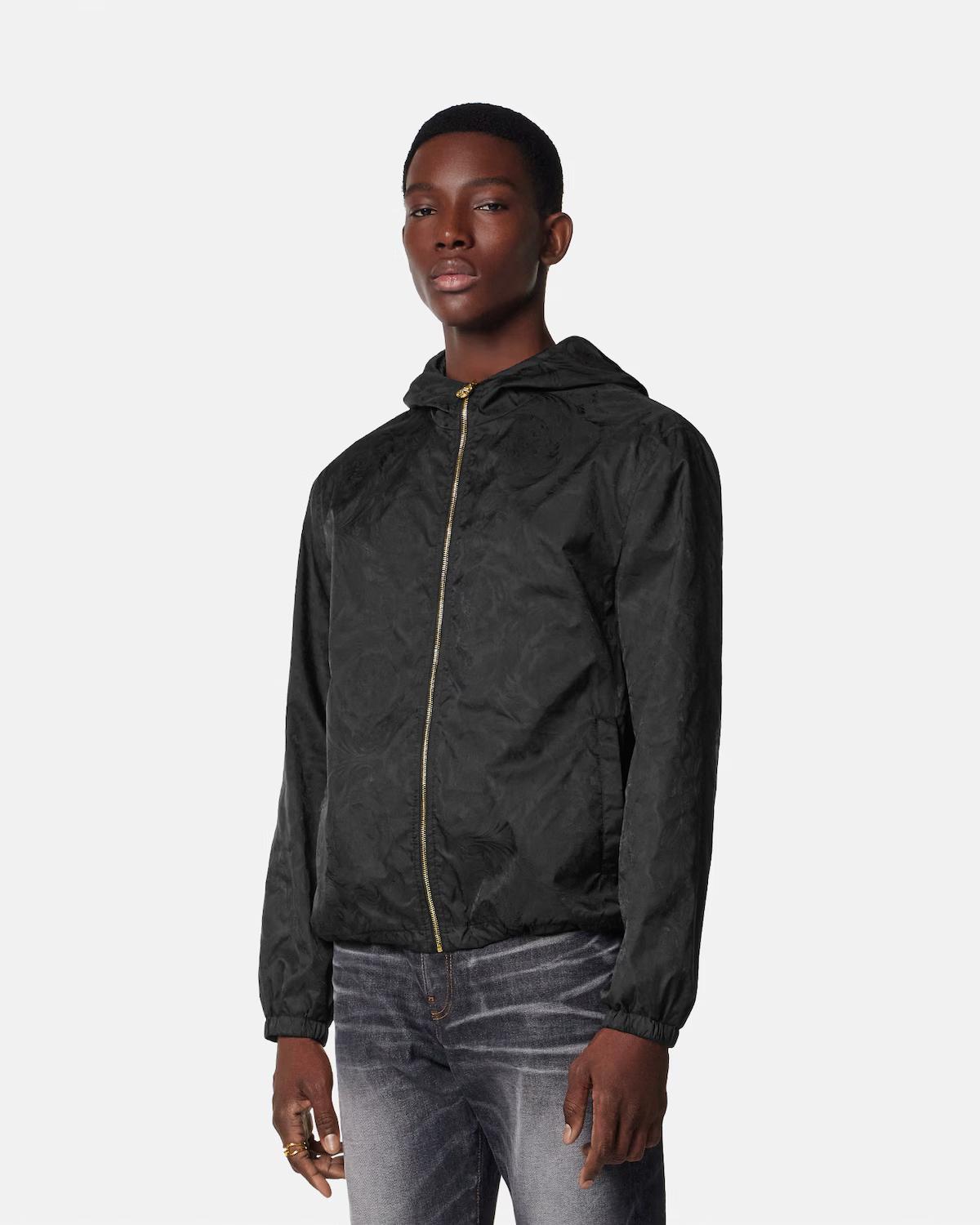 Jacquard Windbreaker Jacket - Image 4