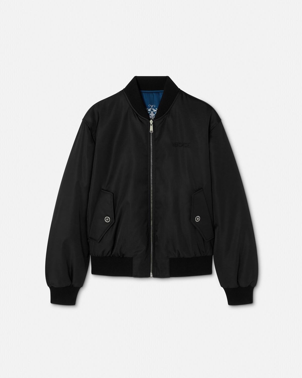 Printed Nylon Reversible Bomber - Image 2