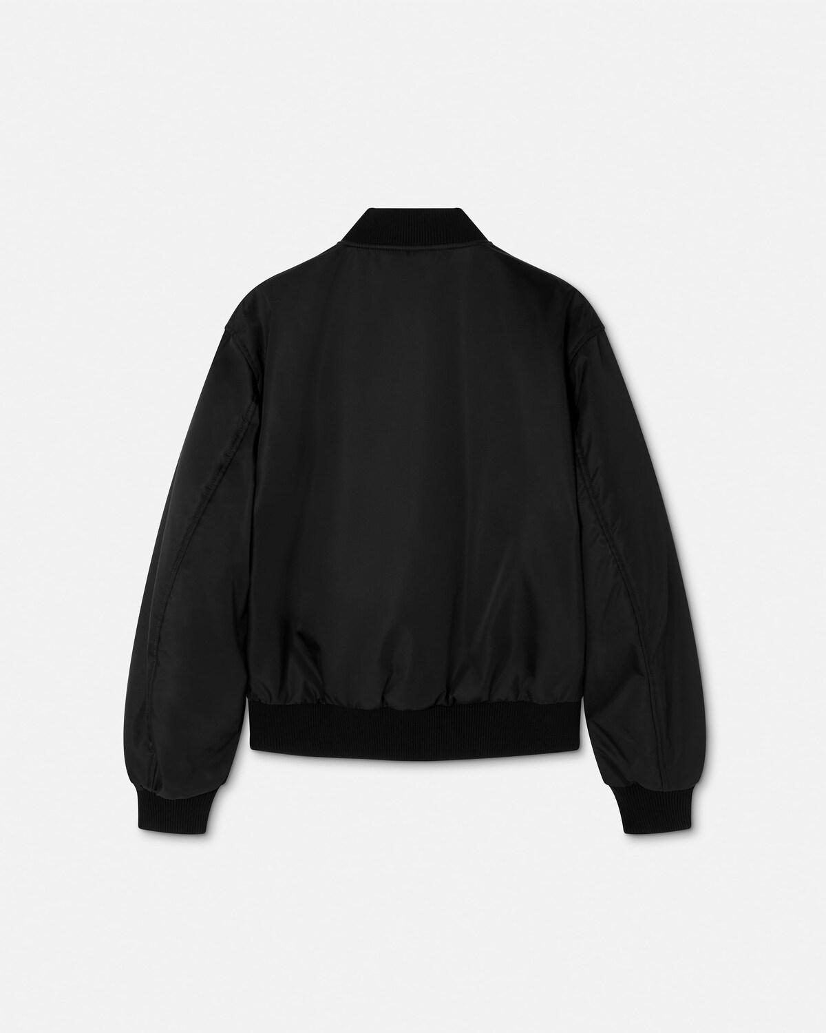 Printed Nylon Reversible Bomber - Image 4