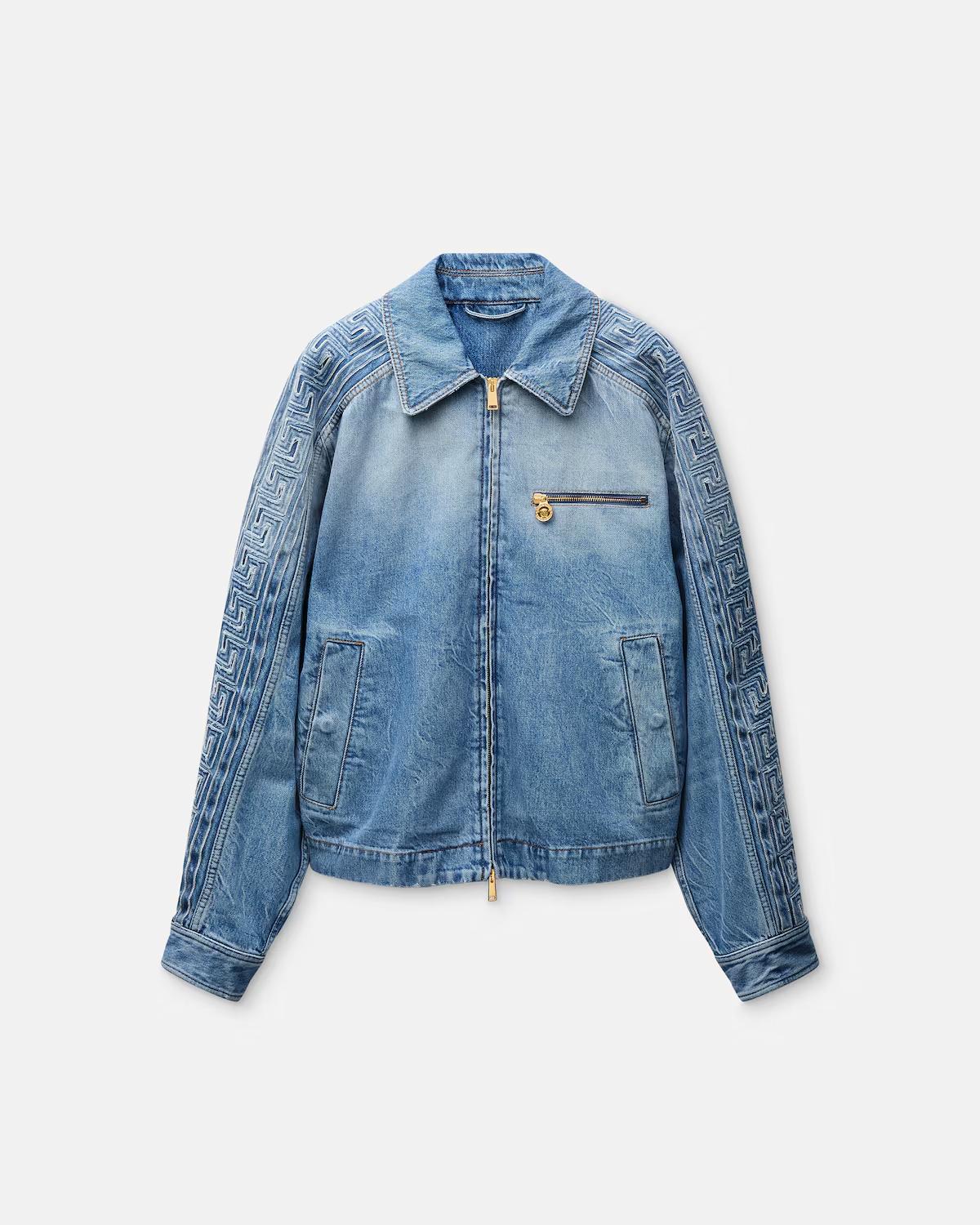 Denim Zip Blouson