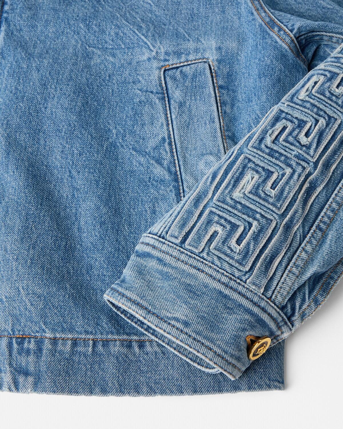 Denim Zip Blouson - Image 5