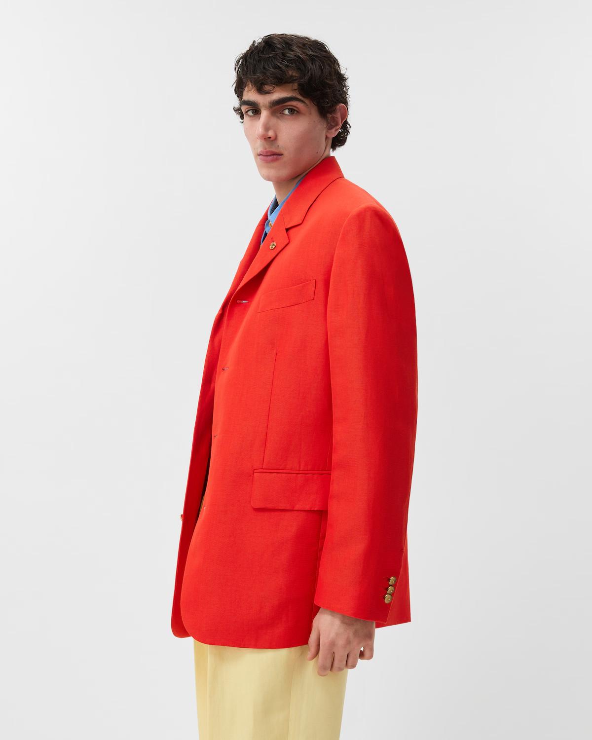 Wool-Linen Blazer - Image 4