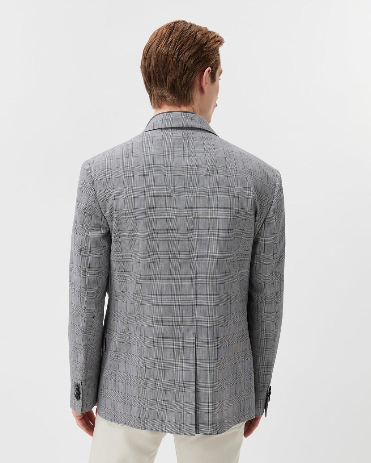 Prince Of Wales Wool Blazer - Image 3