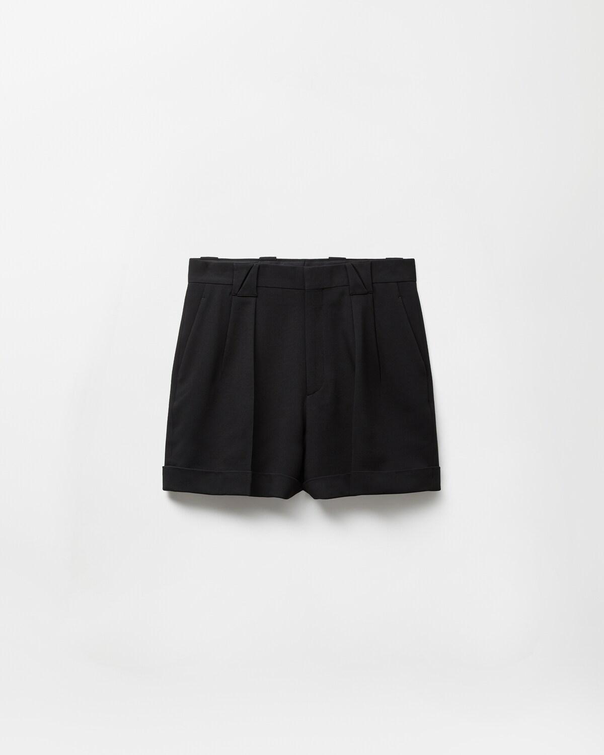Stretch Wool Shorts