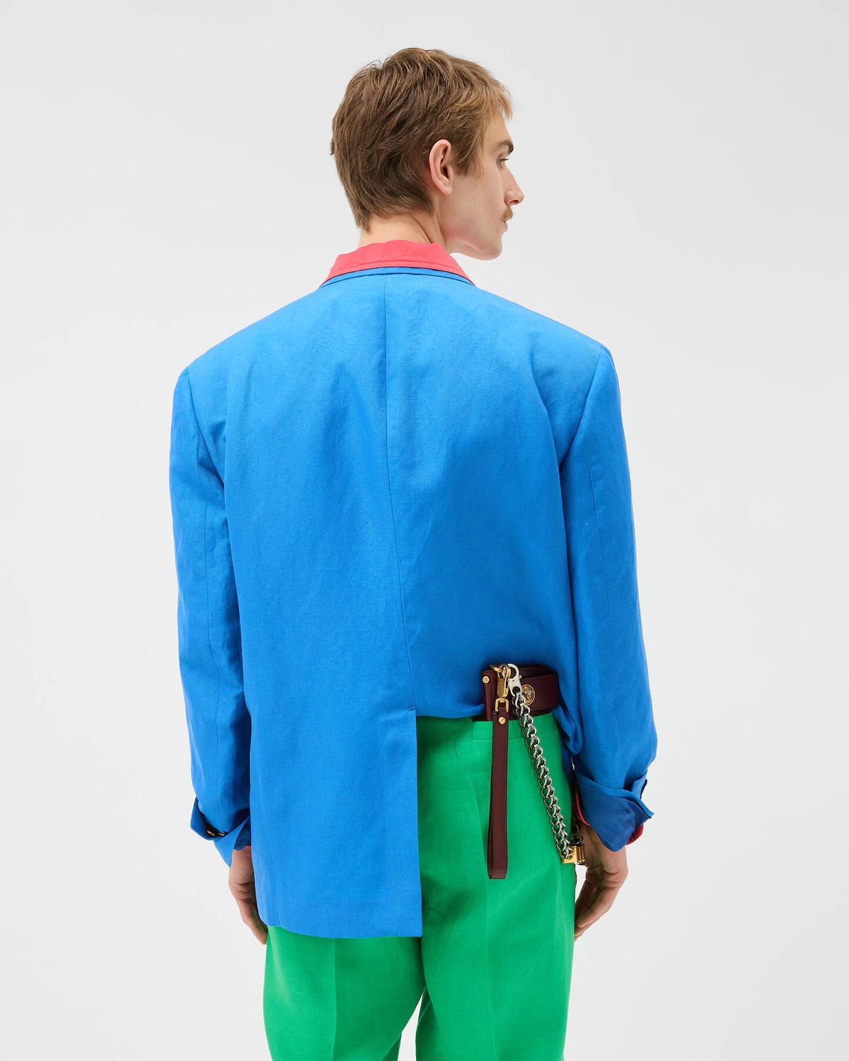 Wool-Linen Oversized Blazer - Image 3