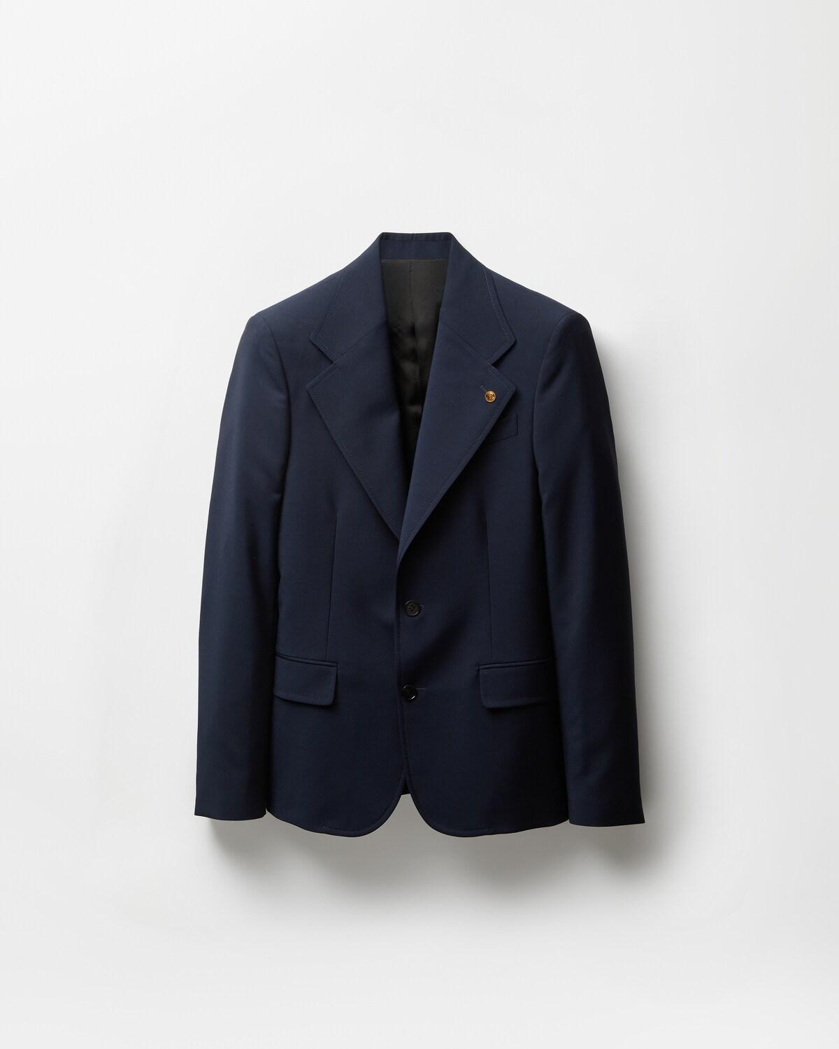 Wool-Mohair Slim Blazer