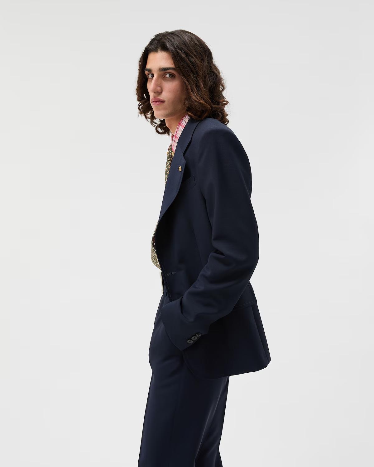 Wool-Mohair Slim Blazer - Image 4