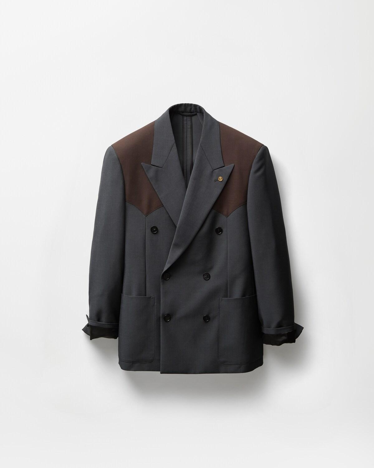 Wool-Mohair Boxy Blazer