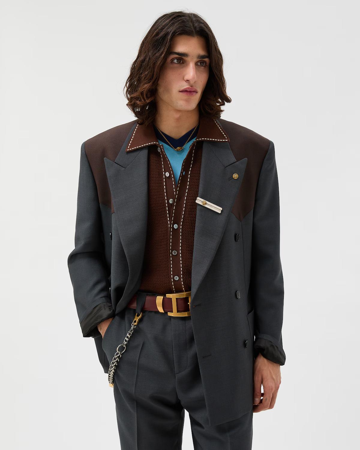 Wool-Mohair Boxy Blazer - Image 2