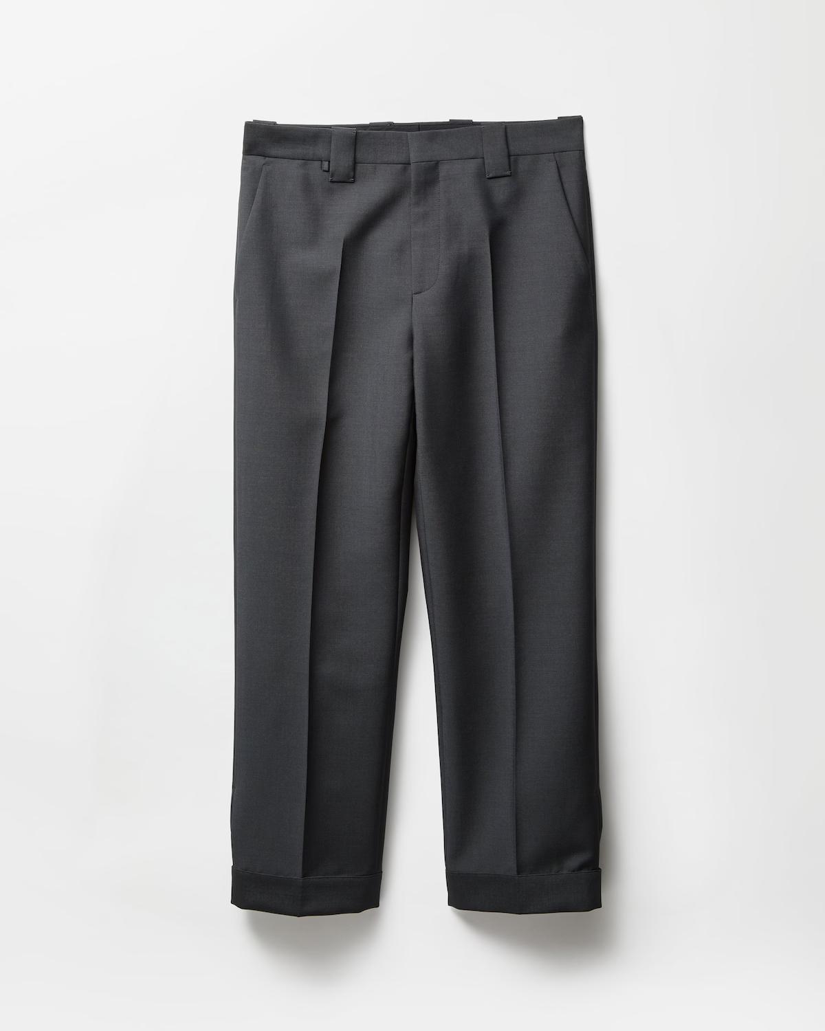 Wool-Mohair Regular Formal Pants