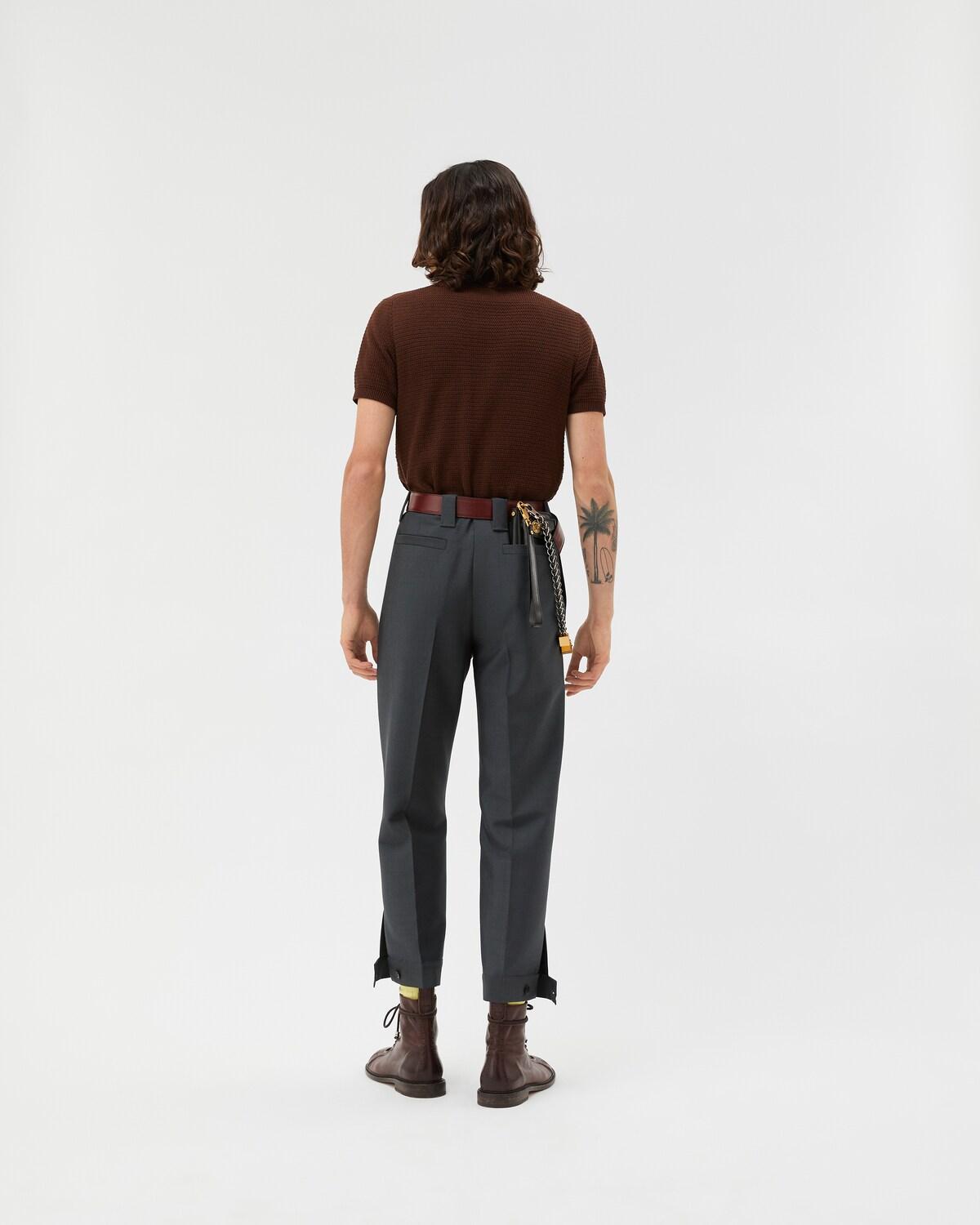 Wool-Mohair Regular Formal Pants - Image 3