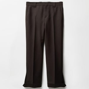 Wool-Mohair Regular Formal Pants