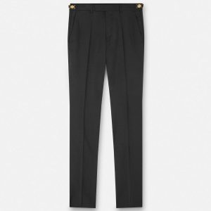 Wool Tapered Formal Pants