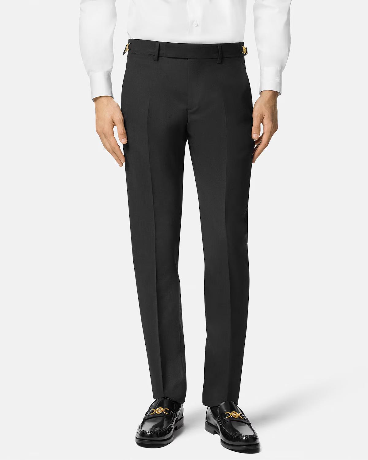 Wool Tapered Formal Pants - Image 4