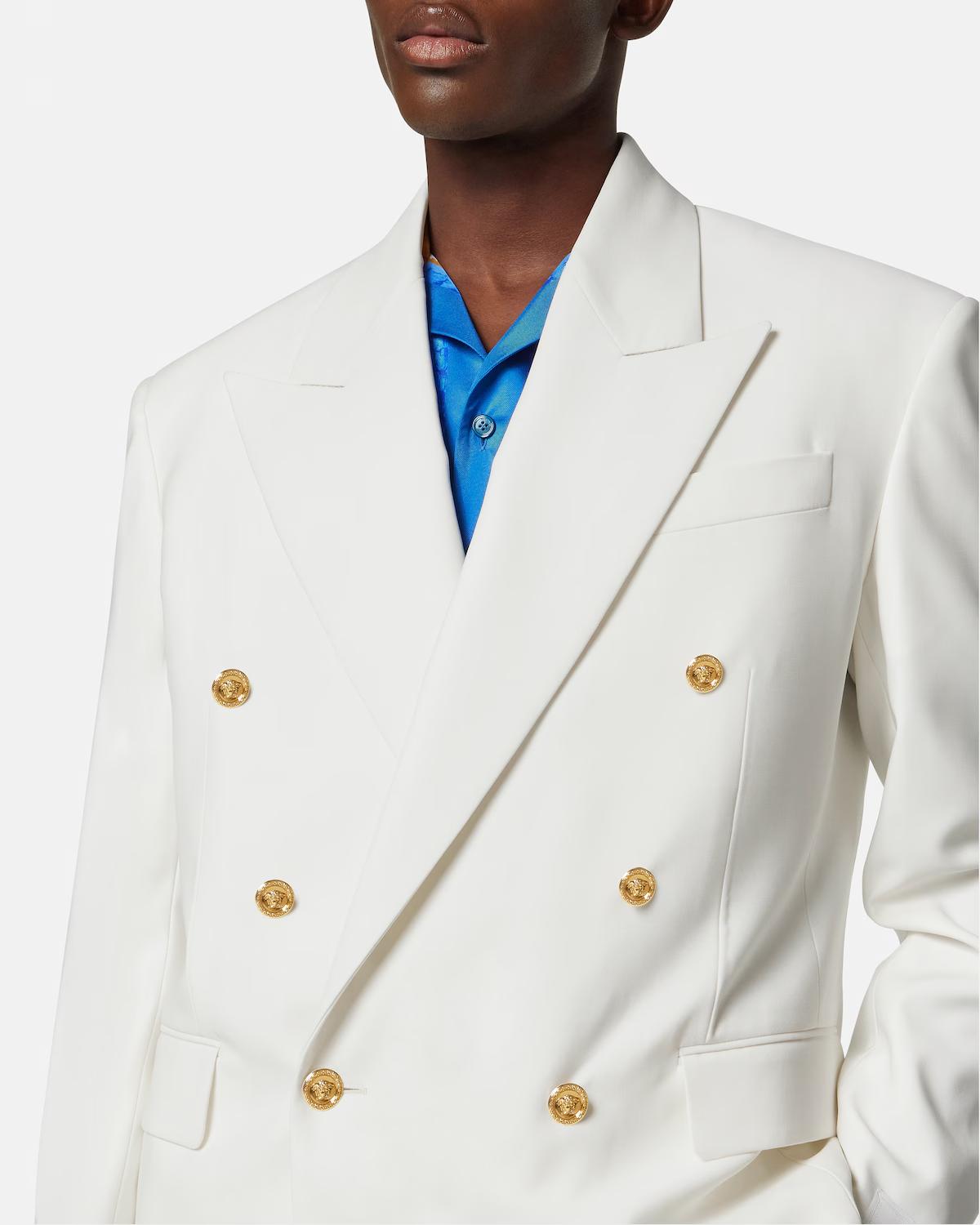 Wool Double-Breasted Blazer - Image 3