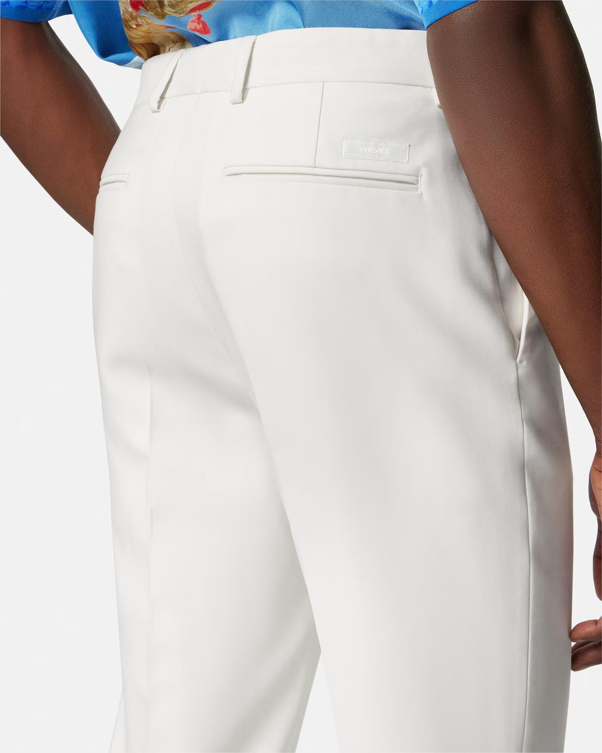Wool Slim Formal Pants - Image 3