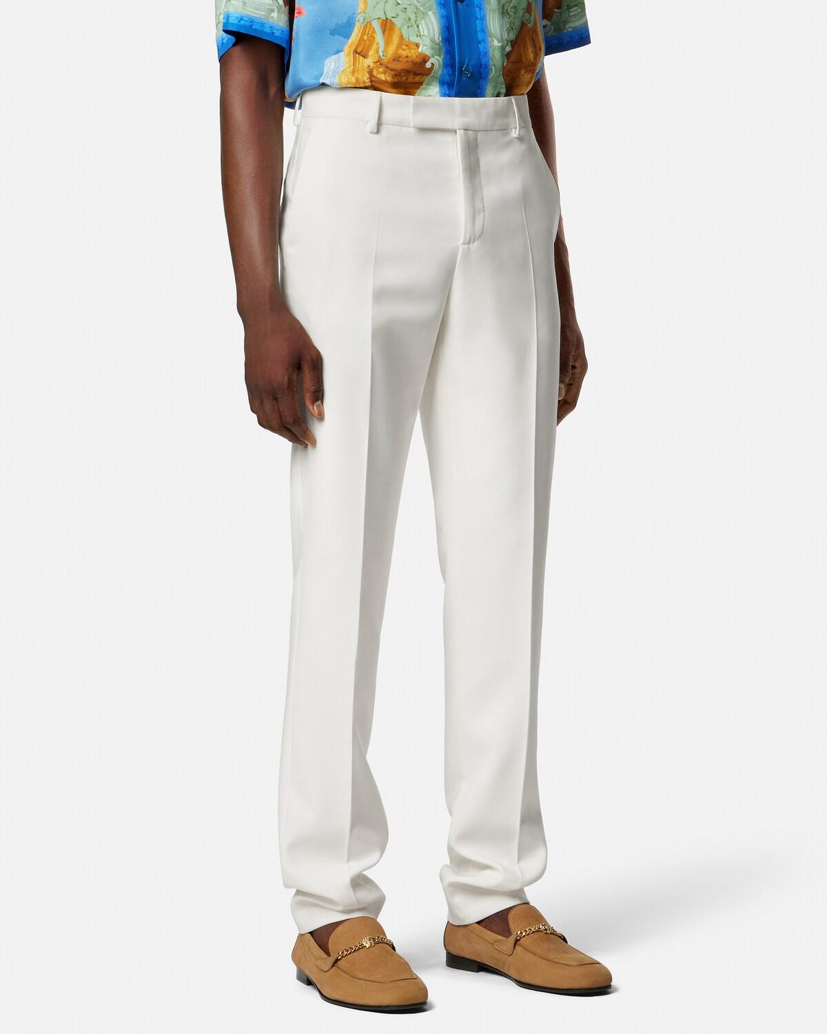 Wool Slim Formal Pants - Image 4