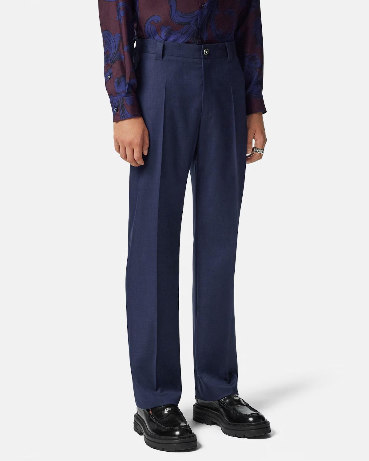 Wool Straight Pants - Image 4