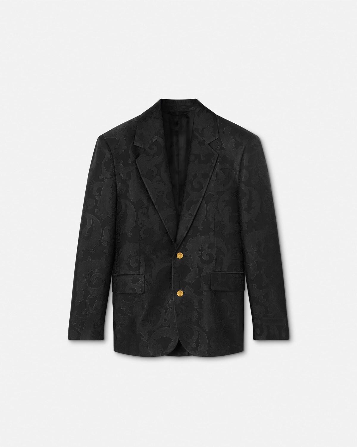 Jacquard Wool-Blend Blazer