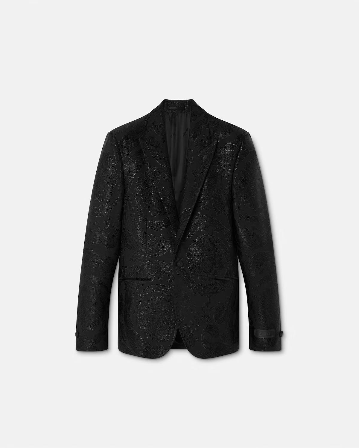 Jacquard Wool-Blend Blazer